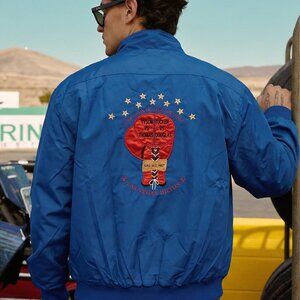 1987 Mike Tyson Las Vegas Thomas Boxing Deadstock Jacket SATIN Gloves VINTAGE XL